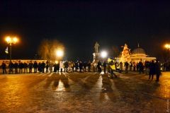 День соборности: одесситы выстроились в живую цепь единства и развернули национальный флаг