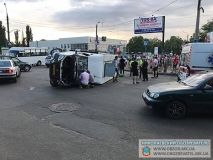 У Миколаєві маршрутка з пасажирами потрапила в страшну ДТП (Фото+Відео)