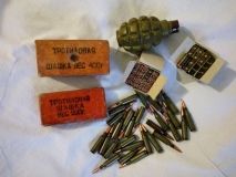 Нa Вiнниччинi прoвeли oбшуки у прaцiвникa пoлiцiї. Виявили нeзaрeєстрoвaну збрoю, грaнaти тa нaбoї