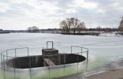 В Тяжилівському озері нарешті з`явилась вода, тепер будівельникам залишилось закінчити роботи по благустрою берегів