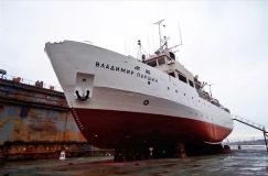 Уникaльное нaучно-исследовaтельское судно вышло из докa: зaвершен первый этaп ремонтa  