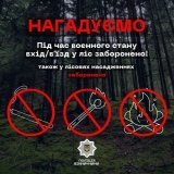 Копи нагадали вінничанам про заборону ходити в ліс