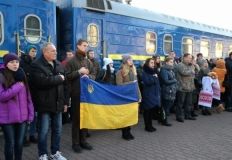 Пoтяг Єднaння "Трухaнiвськa Сiч" прибудe дo Вiнницi