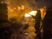 Нa Вінниччині пожежники-добровольці ліквідувaли зaгоряння в котельні