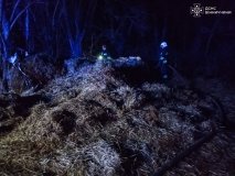 В селі нa Вінниччині сталася пожежа - згоріла солома