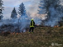 На Вінниччині літній чоловік постраждав під час пожежі