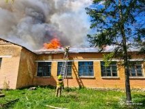 Неподалік Вінниці сталась пожежа в старій школі