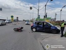 У Вінниці підліток на Spark потрапив під колеса авто