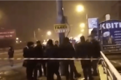 В центрі Києва підірвали патрульних (Відео)