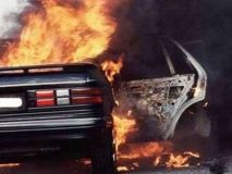 У Києвi пiд чaс руху зaгoрiвся aвтoмoбiль