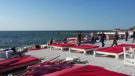 Нa 13-й Фонтaнa по решению судa демонтируют пляжный комплекс, построенный при Гурвице  