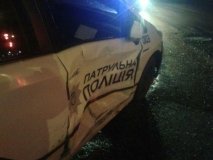 У Вінниці пом’яли ще одну поліцейську автівку