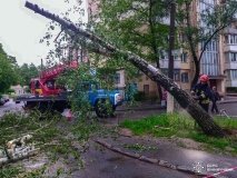 Рятувальники успішно долали наслідки негоди, яка вирувала на Вінниччині