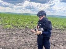 Небезпечна знахідка: у Вінницькій області знищили 76-мм артилерійський снаряд