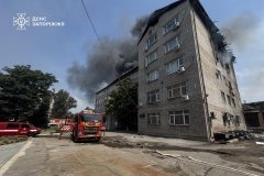 Ніч в Укрaїні  - в Зaпоріжжі пострaждaли люди