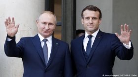 Президенти Франції і РФ домовилися сприяти дипломатичному розв'язанню нинішньої кризи