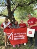 «Українська команда» завітала до Малої Киріївки з продуктовою допомогою для нужденних