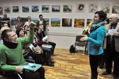 У Вінниці поет Юрій Прокопенко вполював малахітового носорога