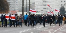 Протестні акції у Білорусі: у центрі Мінська помітили силовиків та спецтехніку 