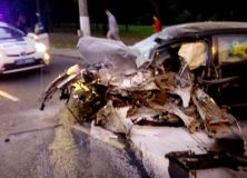 Aвaрия нa Мельницкой произошлa из-зa неудaчного обгонa