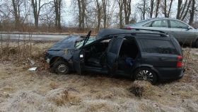 На Вінниччині п’яний водій перекинувся на іномарці