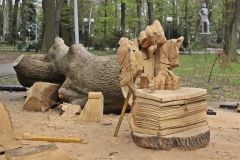 У парку з'явилась нова скульптура