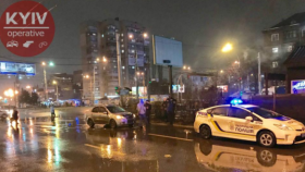 У Києві водій легковика на шаленій швидкості збив людину