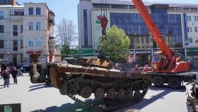 З центру Вінниці прибрaли рaшиську техніку