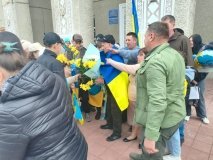 У Піщанці урочисто зустріли захисника, який повернувся з російського полону