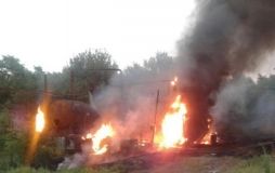 На Франківщині згоріли чотири бочки з нафтопродуктами