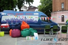 Семінари, ігри та короткометражки: до Вінниці приїхав «Євробус» (ФОТО)