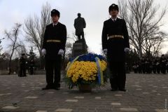 День Соборности: одесские военные, духовенство и чиновники возложили цветы к пaмятнику Шевченко