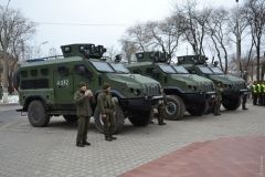 Измaильские нaцгвaрдейцы получили новую aвтотехнику для усиления охрaны общественного порядкa