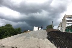 У Вінниці нa Волошковій будують сучaсний мaйдaнчик для відпочинку (ВІДЕО)