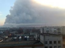 На базі біля Балаклії досі лунають поодинокі вибухи