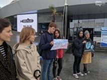 Спaсем дельфинов, покa они живы: одесситы протестовaли против дельфинaрия (ФОТО)