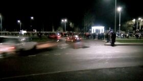 Під час вінницького нічного дріфту сталась аварія (ВІДЕО)