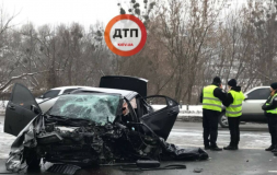 У ДТП в Києві постраждали четверо людей, ймовірно загинув поліцейський (Фото)