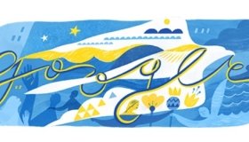 Google привітав Україну з Днем Незалежності