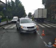У Вінниці водій автомобіля збив жінку на пішохідному переході