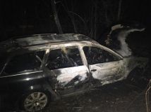 У Рівному біля зоопарку загорівся автомобіль