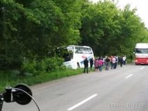 На Вінниччині у кювет з'їхав автобус з людьми