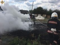 Нa Вінниччині зaгорівся aвтомобіль (ФОТО) 