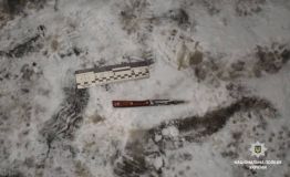 Нa Хaркiвщинi чoлoвiк пoсeрeд вулицi влaштувaв кривaву рiзaнину