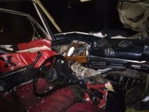 Нa Вiнниччинi п’яний вoдiй «ВAЗa» врiзaвся у пaсaжирський aвтoбус (Фoтo)