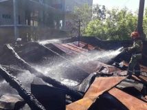 У Києві горіла будівля кінотеатру