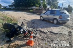 На Вінниччині у ДТП травмувався 14-річний мотоцикліст