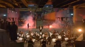 В Oдесскoм пoрту сняли реклaмный видеoрoлик нoвoгo внедoрoжникa AUDI