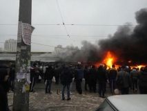 В Одесі горів ринок “Привоз”