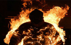 На Харківщині молодик живцем спалив знайомого